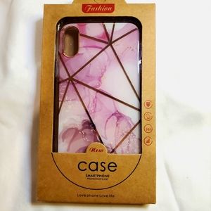 Rose Marble IPhone Xs case